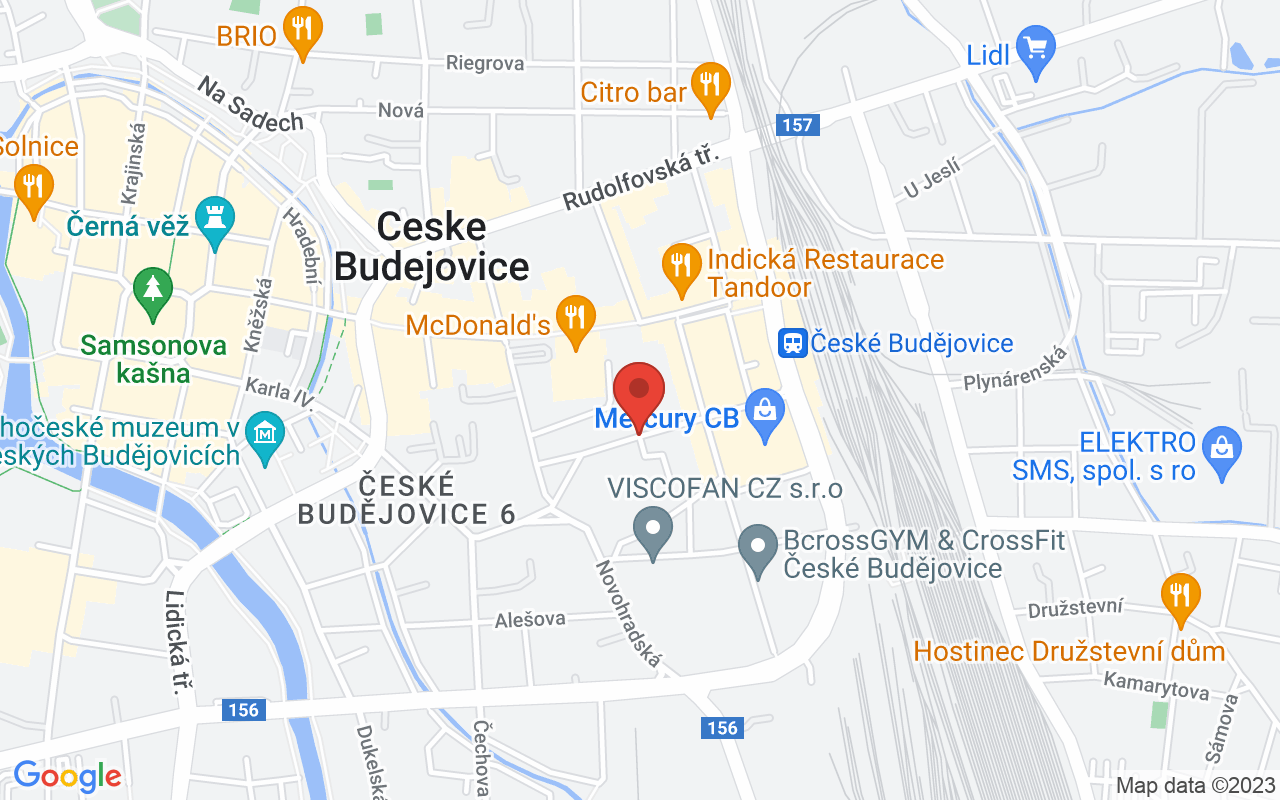 Map to Žižkova třída 28, České Budějovice, 37001