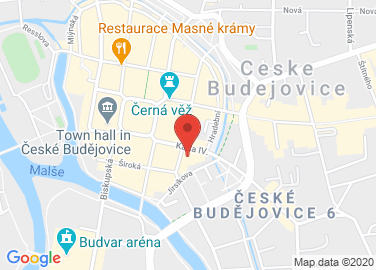 Map to Kněžská 418/4, České Budějovice, 37001