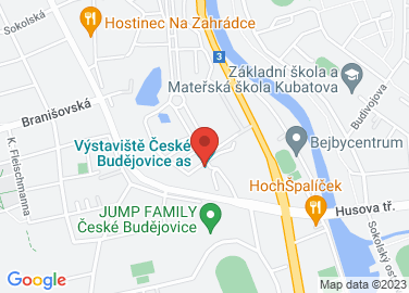 Map to Husova 523/30, České Budějovice, 37005