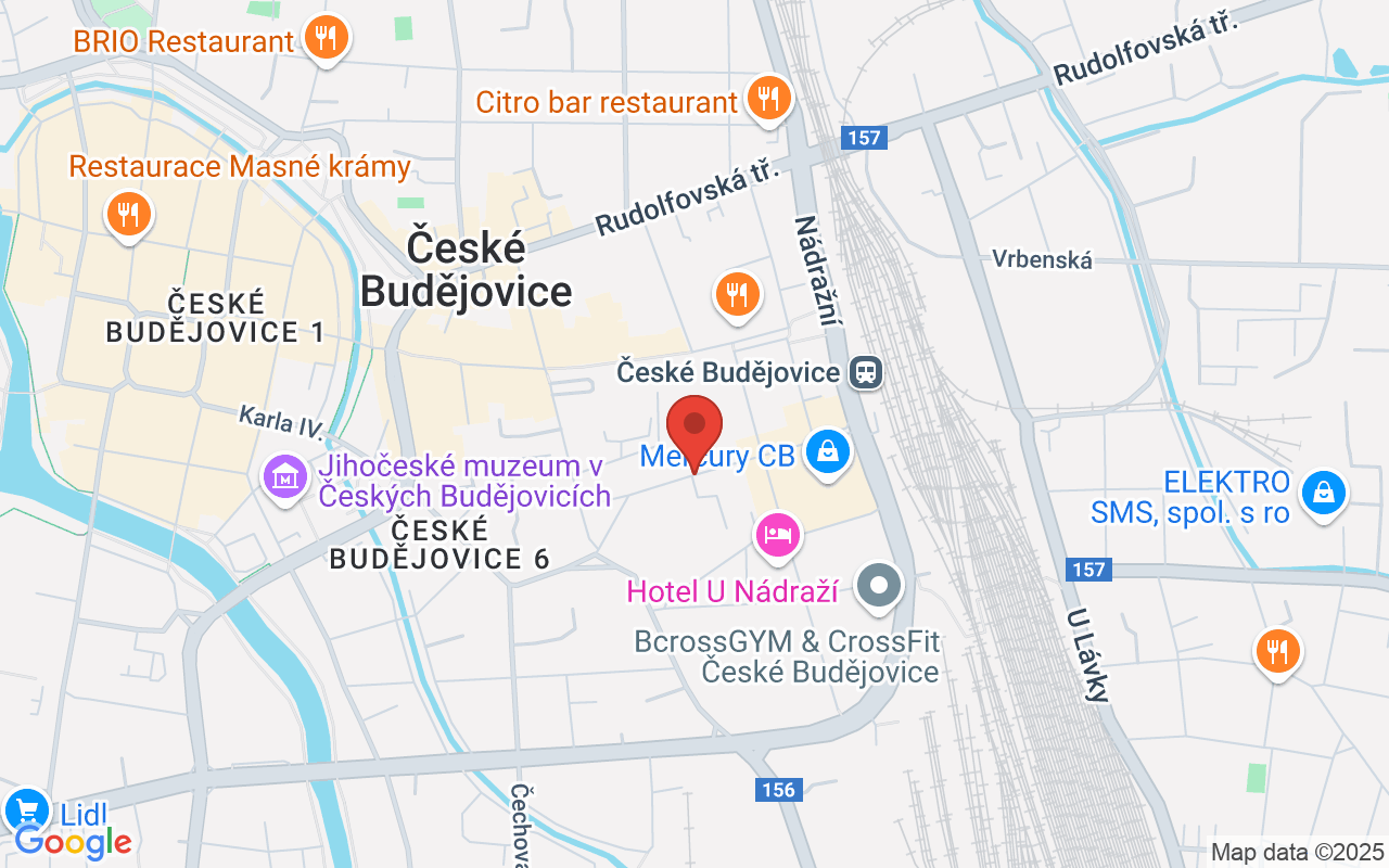 Map to Žižkova třída 28, České Budějovice, 37001