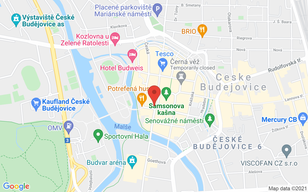 Map to nádvoří radnice, České Budějovice, 37001