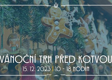 Vánoční trh před Kotvou