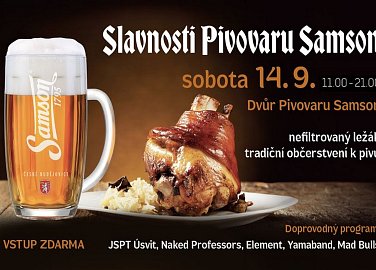 Slavnosti pivovaru Samson - ZRUŠENO!!!