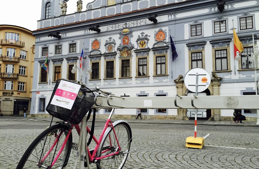 Auf dem Fahrrad in der Stadt Budweis und ihrer Umgebung