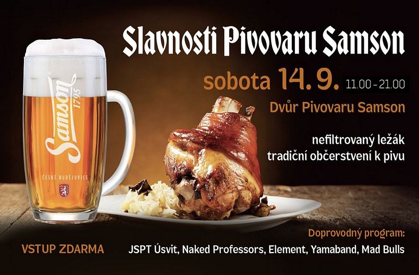 Slavnosti pivovaru Samson - ZRUŠENO!!!
