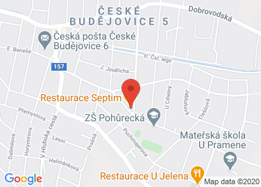 Map to Pohůrecká 2626/9a, České Budějovice, 37006