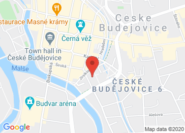 Map to Dukelská 1, České Budějovice, 37051