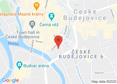 Map to Dukelská 1, České Budějovice, 370 51