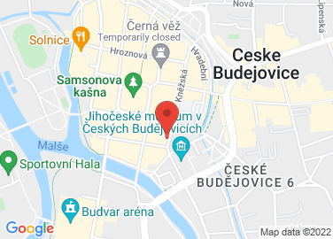 Map to Kněžská 97/1, České Budějovice, 37001