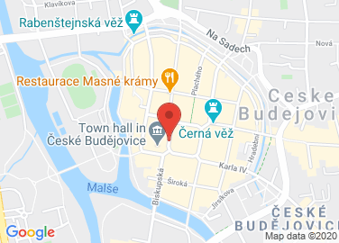 Map to náměstí Přemysla Otakara II. 1/1, České Budějovice, 37001