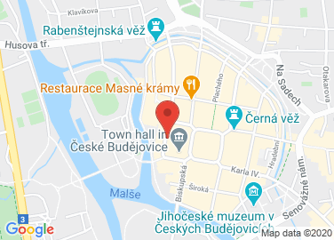 Map to Česká 7/55, České Budějovice, 37001