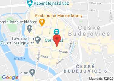 Map to Náměstí Přemysla Otakara II. 90/28, České Budějovice, 37001