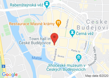 Map to před budovou radnice, České Budějovice, 37001