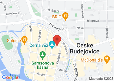Map to Hroznová 8, České Budějovice, 37001