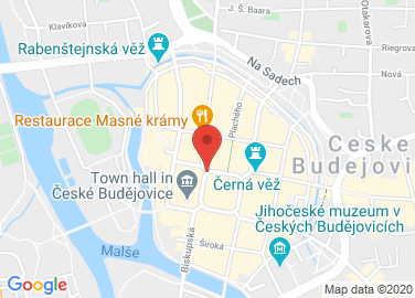 Map to Piaristické náměstí, náměstí Přemysla Otakara II., České Budějovice, 37001