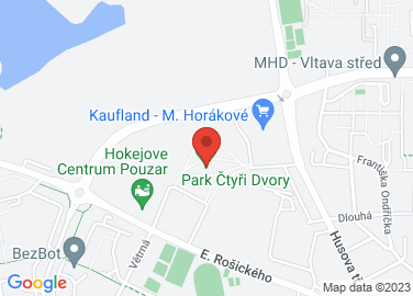 Map to Park 4Dvory u kavárny, České Budějovice, 37001