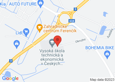 Map to Okružní, České Budějovice, 37004