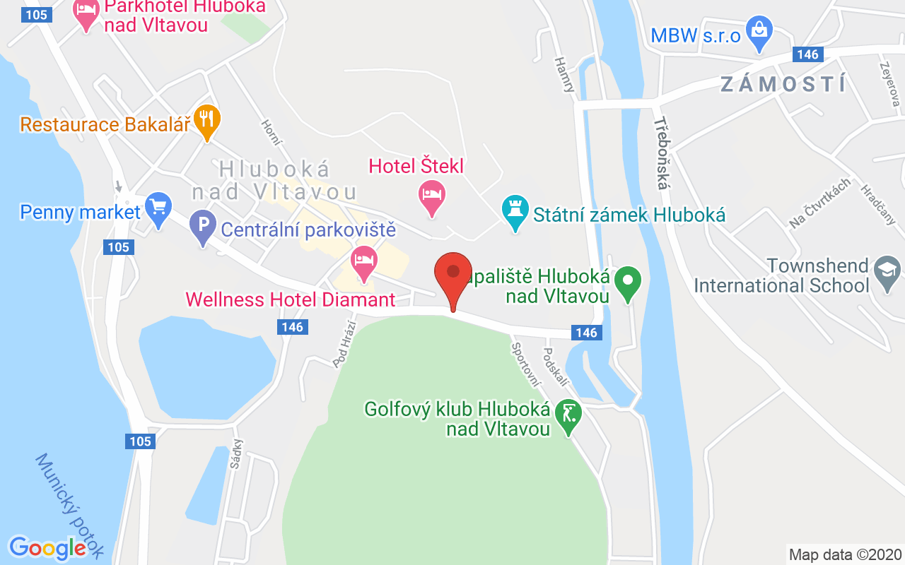 Map to Podskalí, Hluboká nad Vltavou, 37341