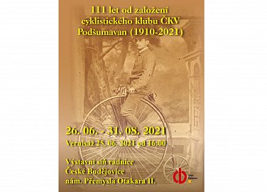 111 let od založení cyklistického klubu ČKV Podšumavan