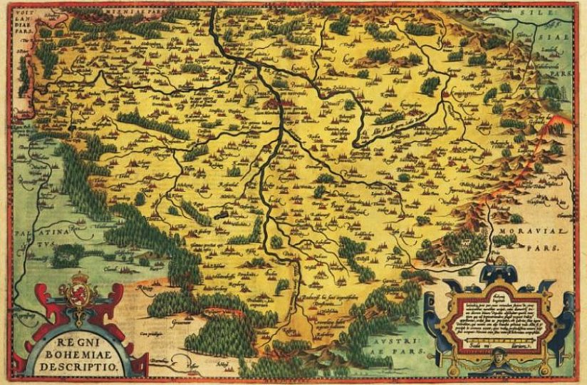 Pozvánka na výstavu "Staré mapy Království českého"